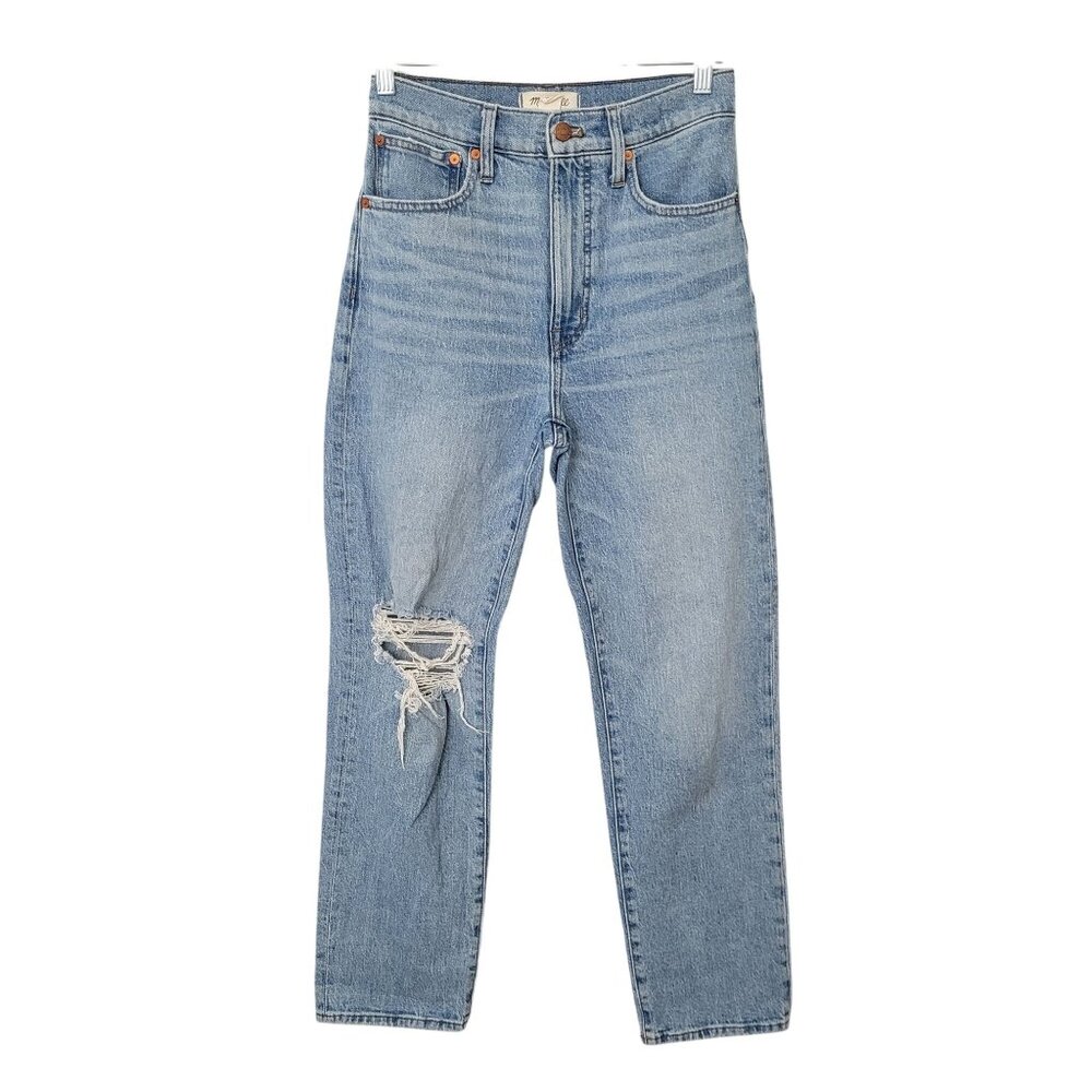 Madewell The Perfect Vintage Straight Jean Womens Size 25 Reinhart Wash